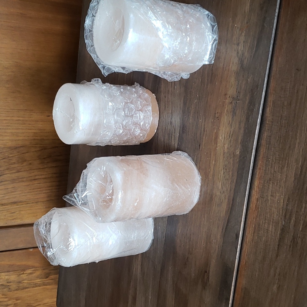 NWT The Spice Lab Pink Himalayan Salt Shot Glasses Tequila Shooters 4-Pack